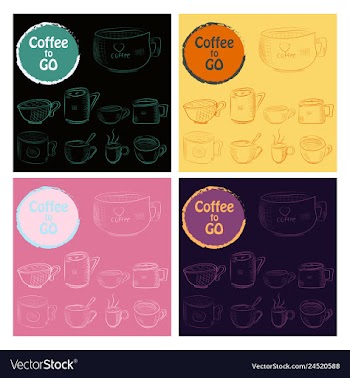 Set of doodle hand drawn sketches isolated on vector image