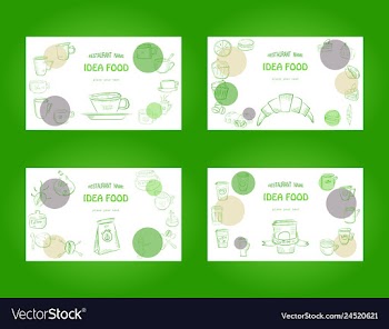 Set of doodle hand drawn sketches isolated on vector image