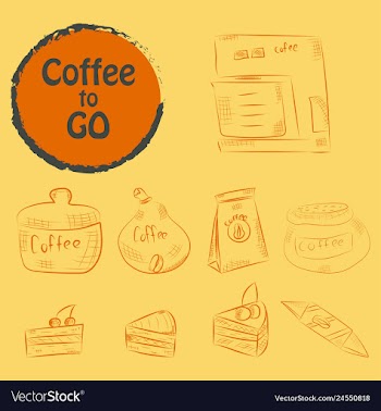 Set of doodle hand drawn sketches isolated on vector image