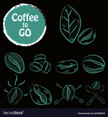 Set of doodle hand drawn sketches isolated on vector image