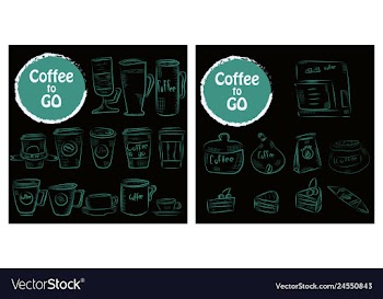 Set of doodle hand drawn sketches isolated on vector image