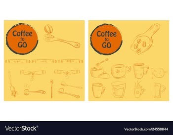 Set of doodle hand drawn sketches isolated on vector image