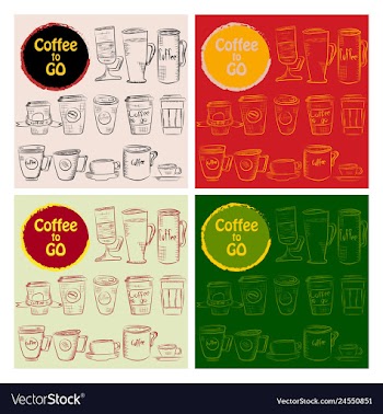 Set of doodle hand drawn sketches isolated on vector image