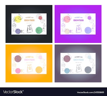 Set of doodle hand drawn sketches isolated on vector image