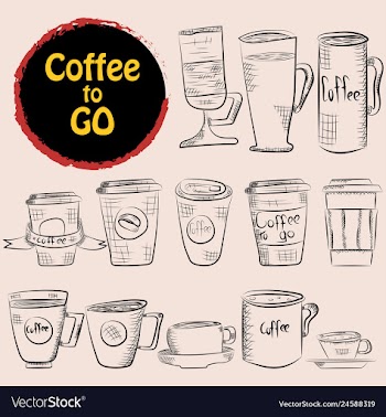 Set of doodle hand drawn sketches isolated on vector image