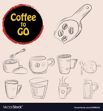 Set of doodle hand drawn sketches isolated on vector image