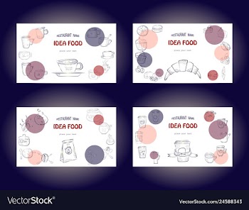 Set of doodle hand drawn sketches isolated on vector image