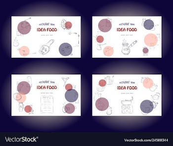Set of doodle hand drawn sketches isolated on vector image