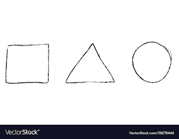 set of drawn isolated circles and frames