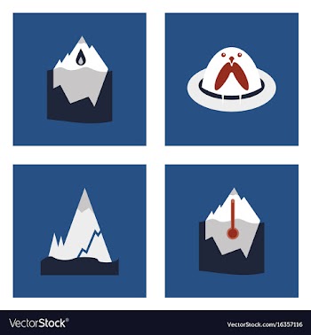 Set of ecology icons on color backgrounds square vector image