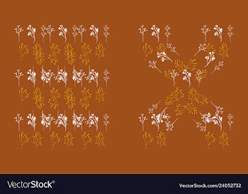 Set of elegant floral elements for your design vector image