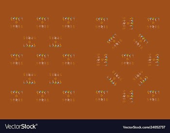 Set of elegant floral elements for your design vector image