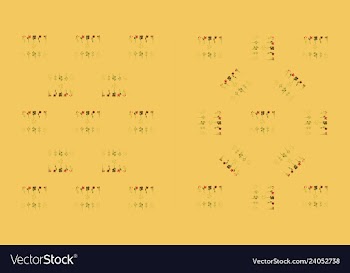 Set of elegant floral elements for your design vector image