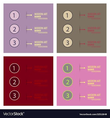 Set of elements of infographics in modert art vector image