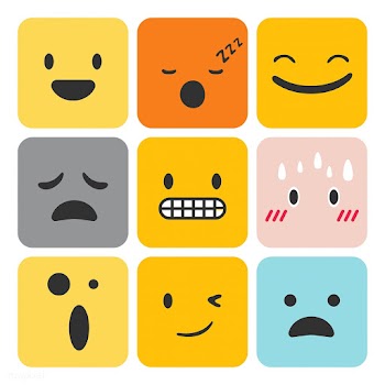 Set of emoji feeling expression | Free stock vector - 476875