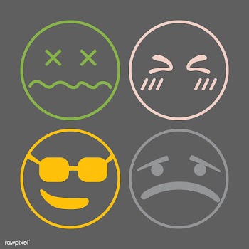 Set of emoji feeling expression | Free stock vector - 476886