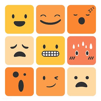 Set of emoji feeling expression | Free stock vector - 476893
