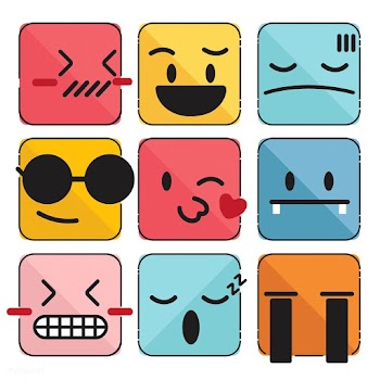 Set of emoji feeling expression | Free stock vector - 476899