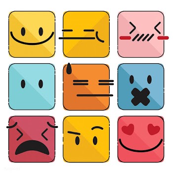 Set of emoji feeling expression | Free stock vector - 476903