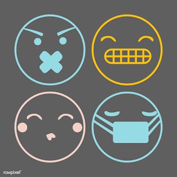Set of emoji feeling expression | Free stock vector - 476916