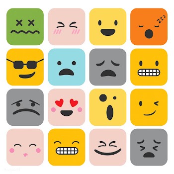 Set of emoji feeling expression | Free stock vector - 476967