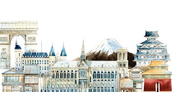 Set of European landmark vectors | Free stock illustration - 539369