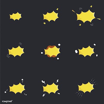 Set of explosion vectors | Free stock vector - 60305