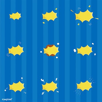 Set of explosion vectors | Free stock vector - 60307