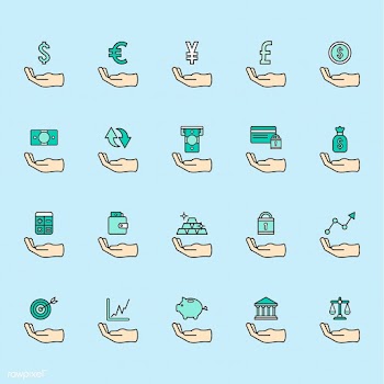 Set of financial icons | Free stock vector - 297216