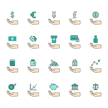 Set of financial icons | Free stock vector - 297280