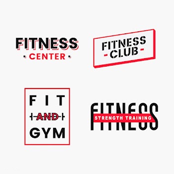 Set of fitness club logo vectors | Free stock vector - 533059