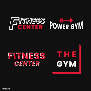 Set of fitness club logo vectors | Free stock vector - 533119