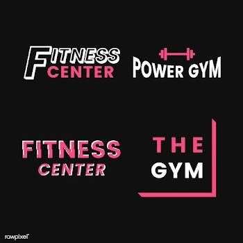 Set of fitness club logo vectors | Free stock vector - 533132