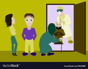 Set of flat colorful dentist office vector image