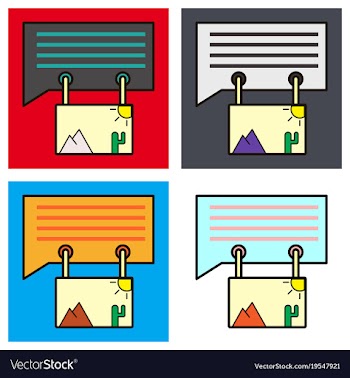 Set of flat email attachment icon paper document vector image