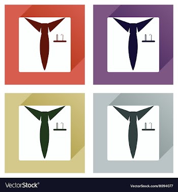 Set of flat icons with long shadow Christmas shirt vector image