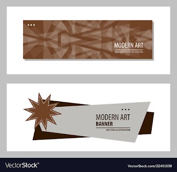 Set of flat linear promotion ribbon banner scroll vector image