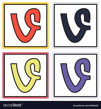 Set of flat of vine icon vector image
