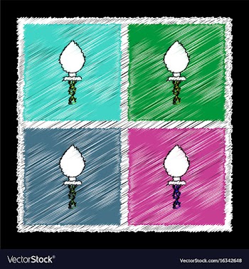 Set of flat shading style icons sex toy vector image