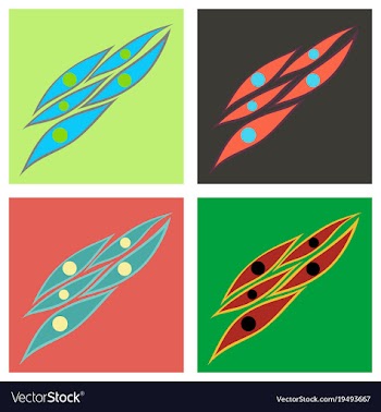 Set of flat showing type of muscle cells vector image