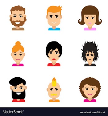 Set of flat web icons on white background haircut vector image