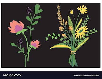 set of flower