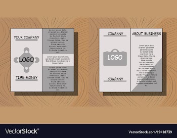 Set of flyer design template - brochure - annual vector image
