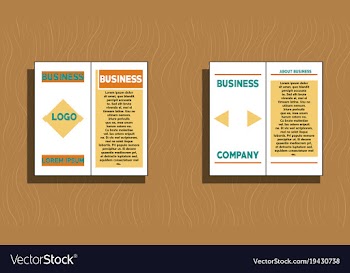 Set of flyer design template - brochure - annual vector image