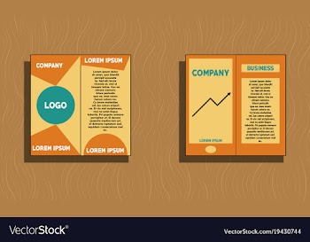 Set of flyer design template - brochure - annual vector image
