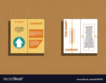 Set of flyer design template - brochure - annual vector image