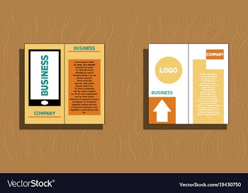 Set of flyer design template - brochure - annual vector image