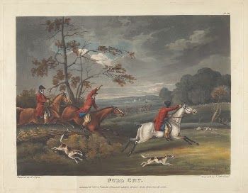 Set of four - Fox-hunting: | Free Photo - rawpixel