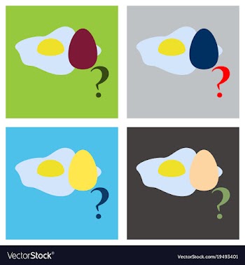 Set of fried egg isolated on background fried egg vector image