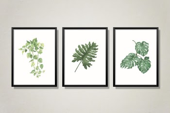 Set of gallery frames